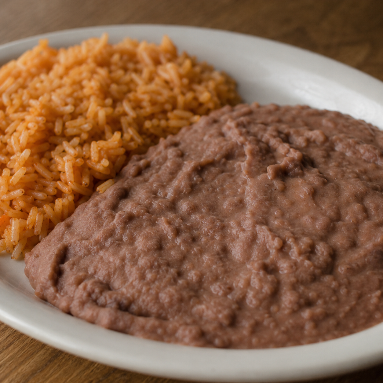 Side of rice and beans